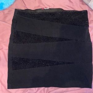 black skirt from hollister size xs